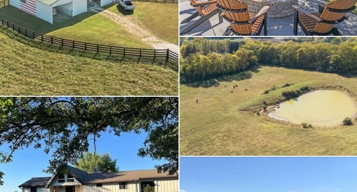 Farmhouse on 54.9 Private Acres in Columbia, Tennessee