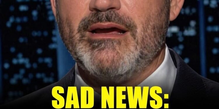 SAD NEWS Just 30 Minutes Ago, Jimmy Kimmel with tears in their eyes made the sad announcement!
