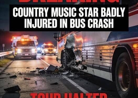 BREAKING: Country Music Star Injured in Tour Bus Crash