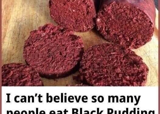 What Does Black Pudding Really Come From? The recipe is in the first comment