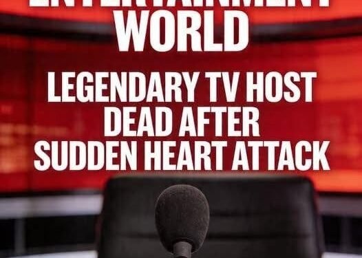 The entertainment world is mourning the sudden loss of a beloved television personality