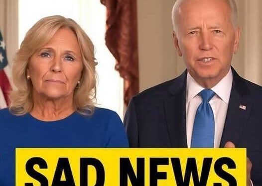 Joe Biden with tears in his eyes make the sad announcement