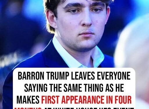 Barron Trump Draws Attention After Rare White House UFC Event Appearance
