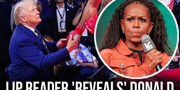 Lip reader ‘reveals’ Donald Trump’s 8-word remark to UFC fighter who called Michelle Obama ‘a man’