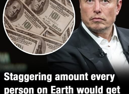Staggering amount every person on Earth would get if Elon Musk divided his $1.4 trillion fortune equally