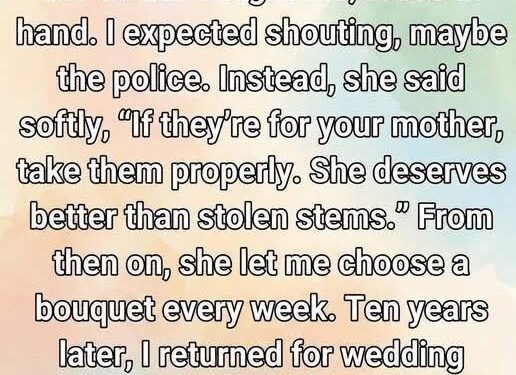 Bride Returns to Thank Flower Shop Owner for a Kindness That Changed Her Life