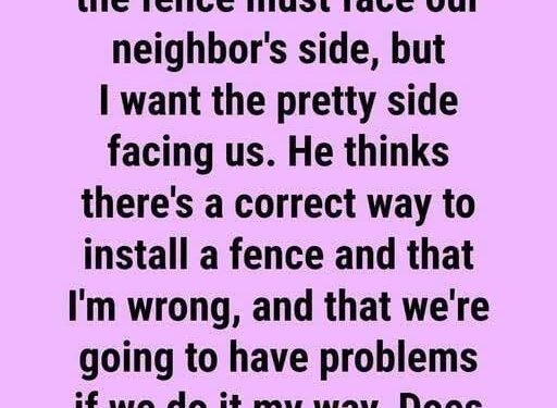 Which Side of a Fence Should Face Your Neighbor? What Homeowners Should Know