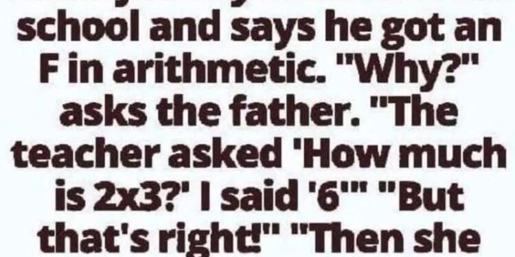 WHEN MATH FAILS AND MARRIAGE EXPLODES