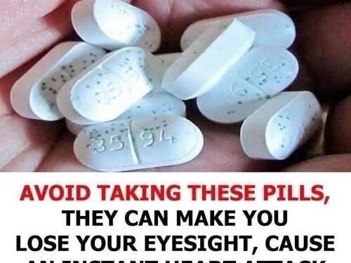 THE PILLS THAT TURNED INTO A WARNING