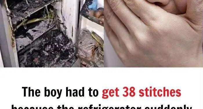 The boy had to get 38 stitches because the refrigerator suddenly ᴇxᴘʟᴏᴅᴇᴅ: W.a.r.n.i.n.g: Do not put these things in the freezer