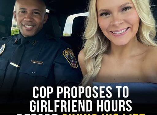 Cop proposes to girlfriend hours before giving his life to save hers