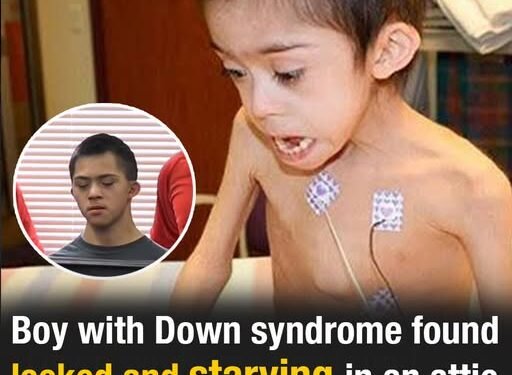 Boy with Down syndrome found starving and locked in attic is reunited with officers who rescued him