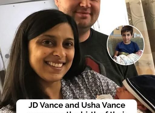 J.D. Vance and Usha Vance welcome fourth child – people question ‘strange’ name