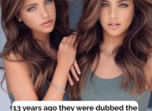 ‘Most beautiful twins in the world’ are now stunning young teens