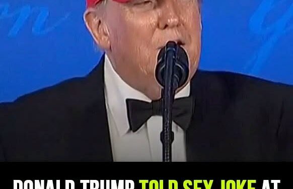 Trump pulls out a ‘Trump 2028′ hat and tells sex joke that gets complete silence at the White House Correspondents’ Dinner