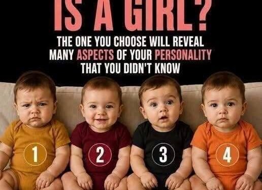 Psychological test: Which of these four babies is a little girl?
