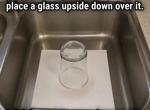 The Surprising Reason Some People Cover Their Sink Before Leaving Home