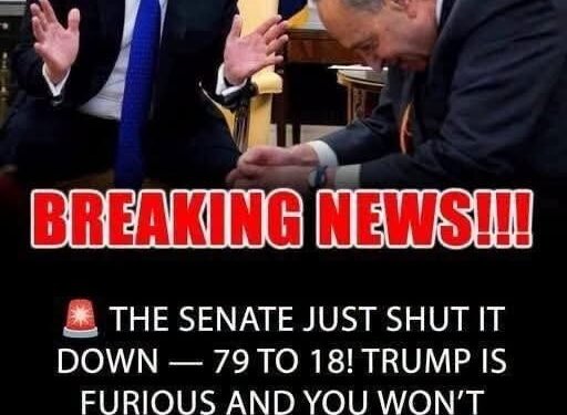 SENATE JUST SHOCKED TRUMP 79-18! YOU WON’T BELIEVE WHY!