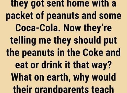 The Glass Bottle Secret, Why Thousands Of People Are Putting Peanuts In Their Coke