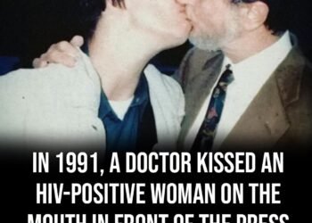 In 1991, a doctor kissed…