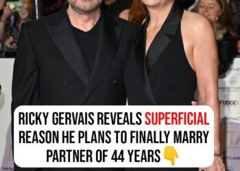 Ricky Gervais reveals superficial reason he plans to finally marry partner of 44 years