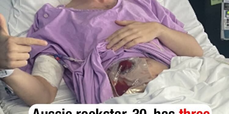 Aussie rockstar, 30, has three months left to live after bowel cancer diagnosis