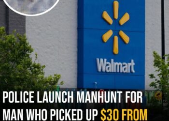 Manhunt launched by police over $30 a man picked up from the floor of a Walmart