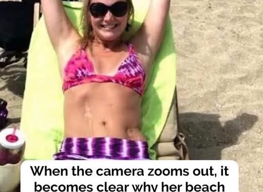 Bikini pic on beach goes viral for optical illusion