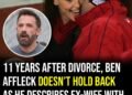 11 years after their split, Ben Affleck doesn’t hold back as he describes his ex-wife